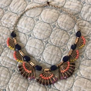 Art Deco fan necklace from Anthropologie- EUC!!